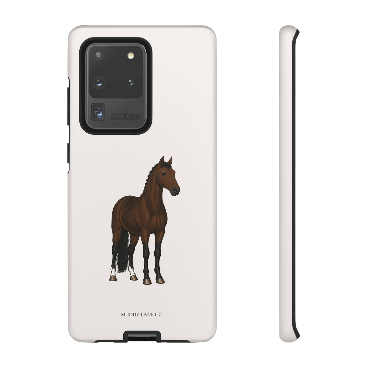 Bay Horse Tough Phone Case in Warm Cream Matte