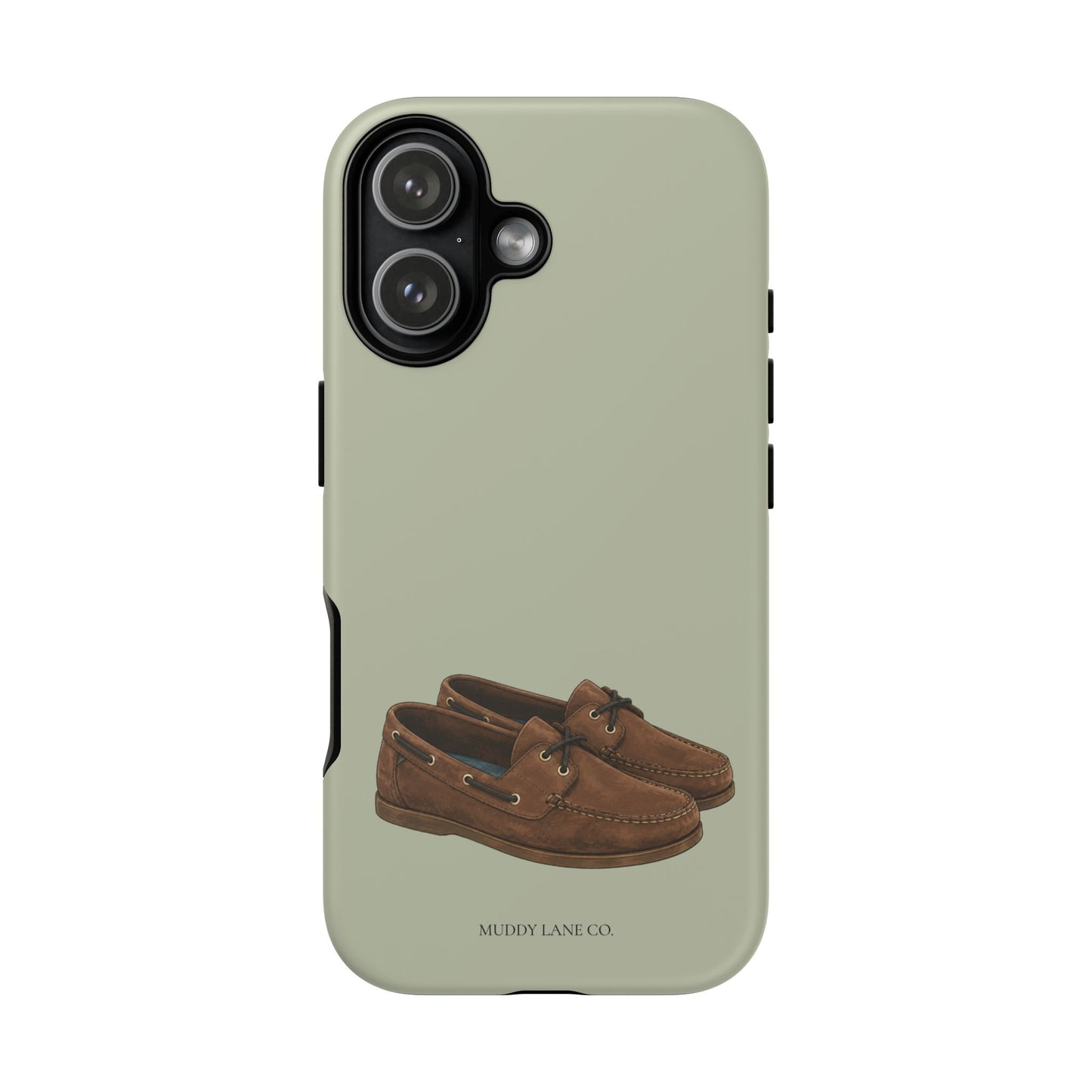 Deck Shoes Tough Phone Case in Light Sage Matte
