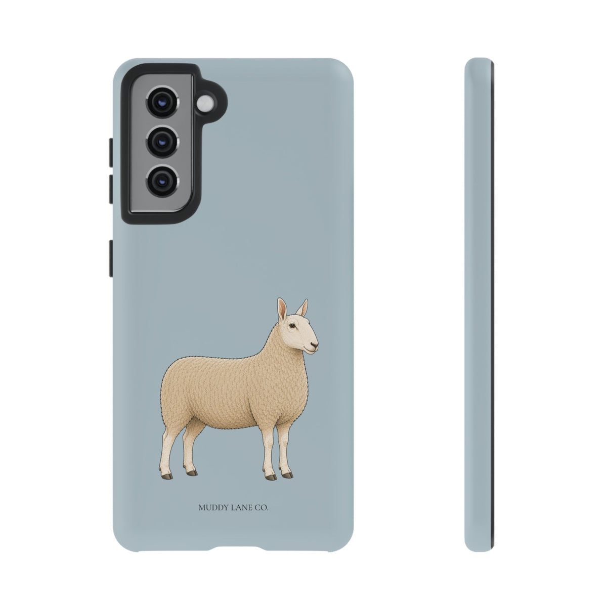 Border Leicester Tough Phone Case in Dusty Blue Matte