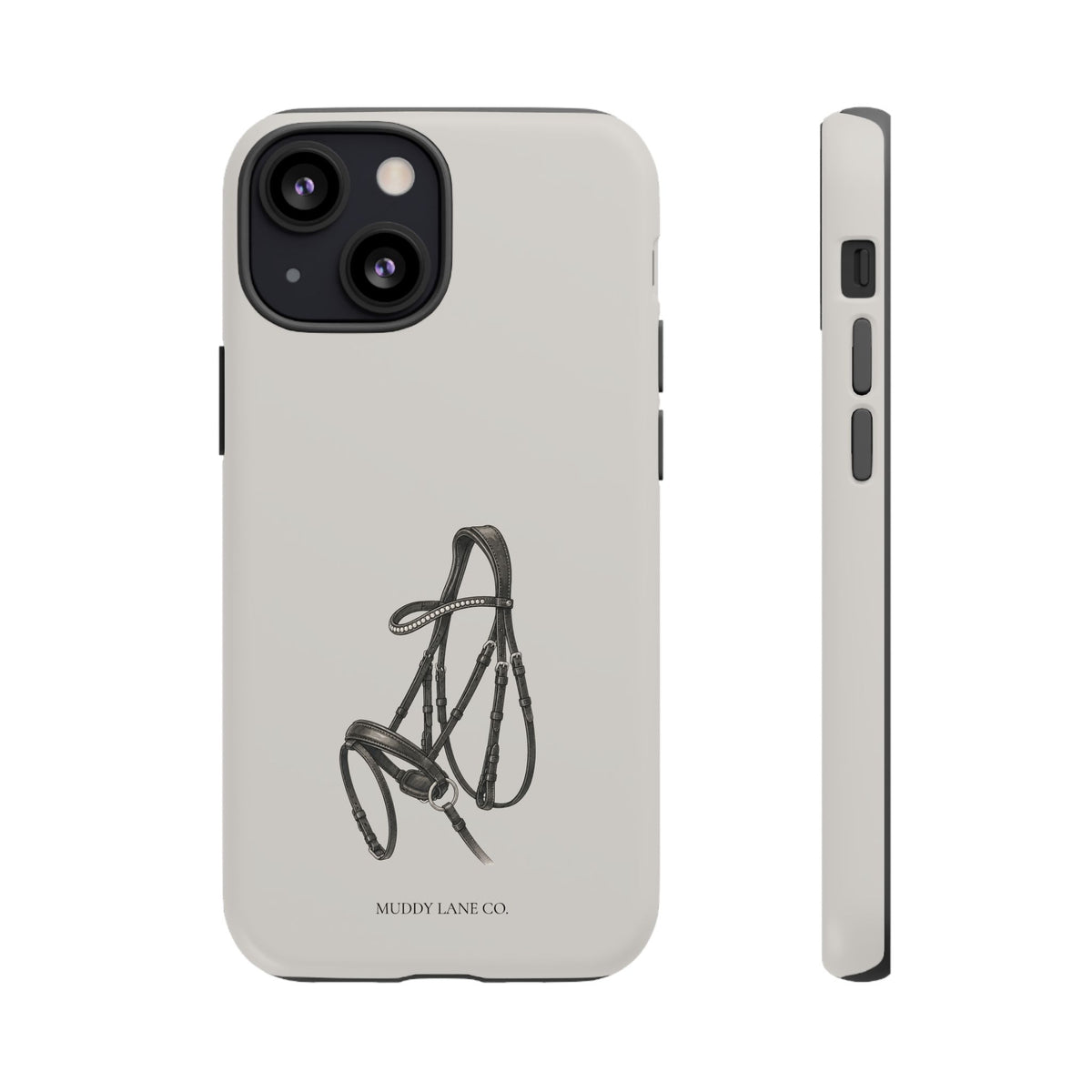 Bridle Tough Phone Case in Soft Grey Matte