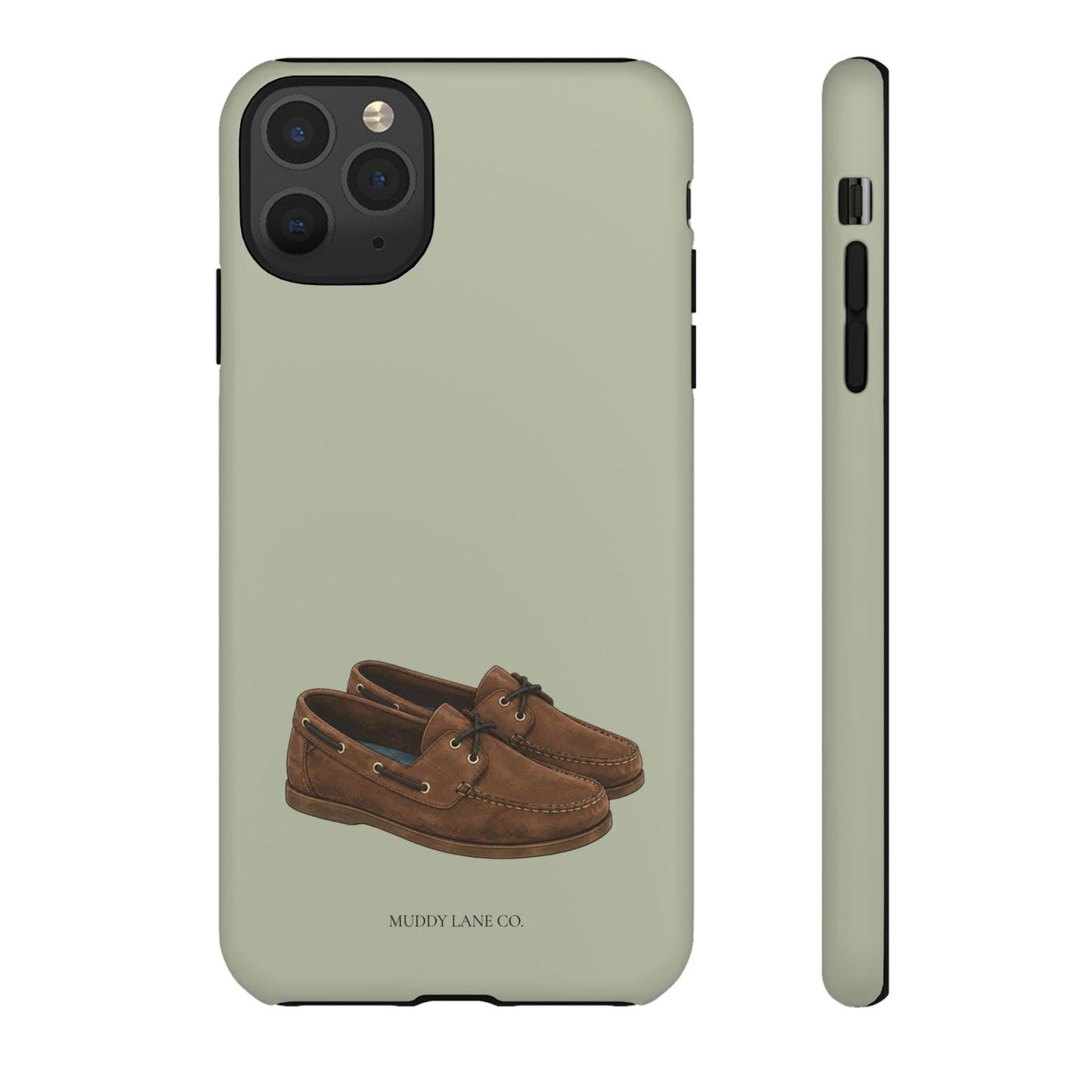 Deck Shoes Tough Phone Case in Light Sage Matte