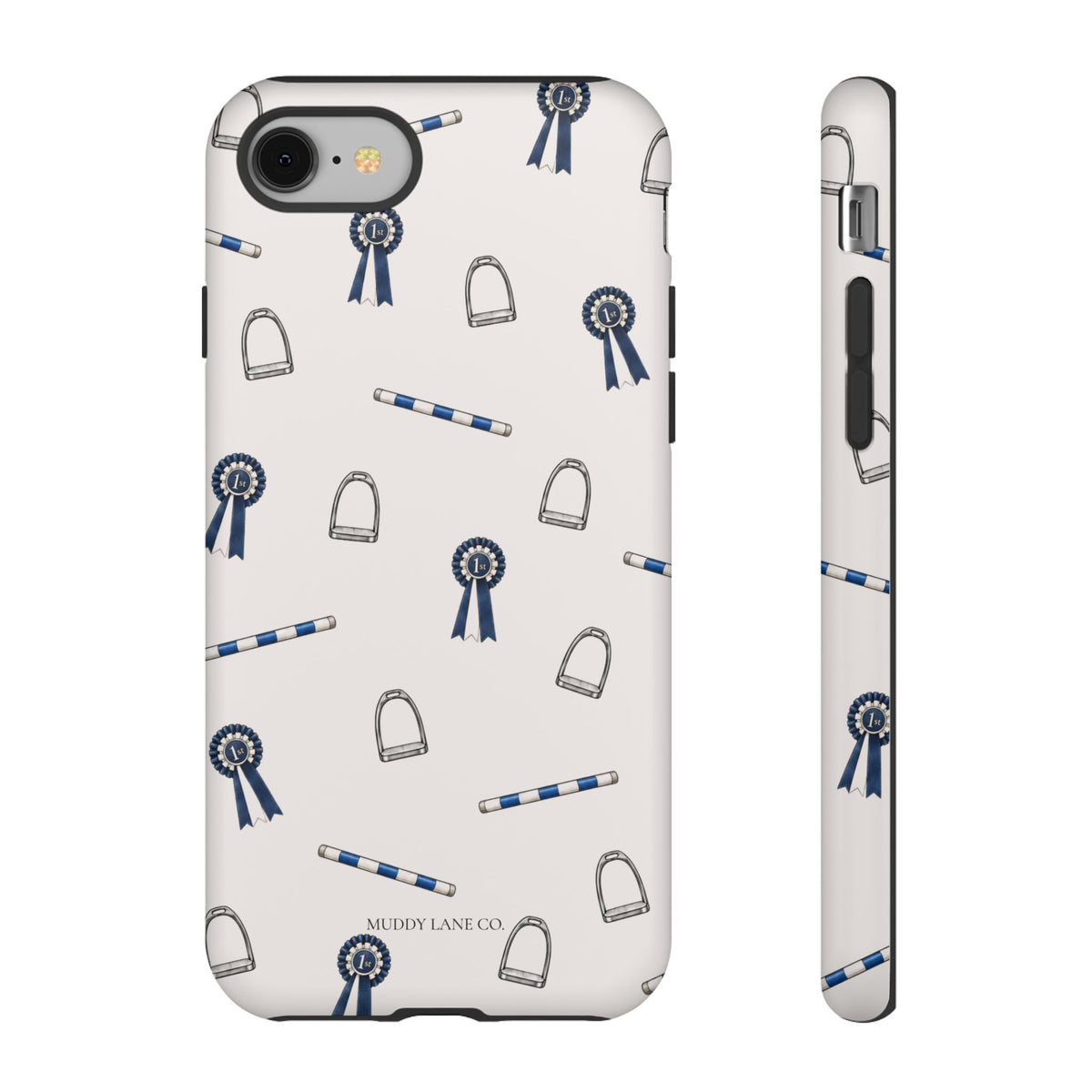 Show Day Horse phone case in Warm Cream by Muddy Lane Co, photo 2