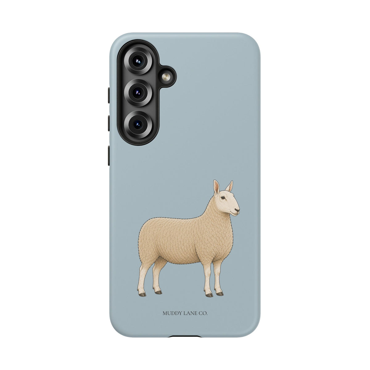 Border Leicester Tough Phone Case in Dusty Blue Matte