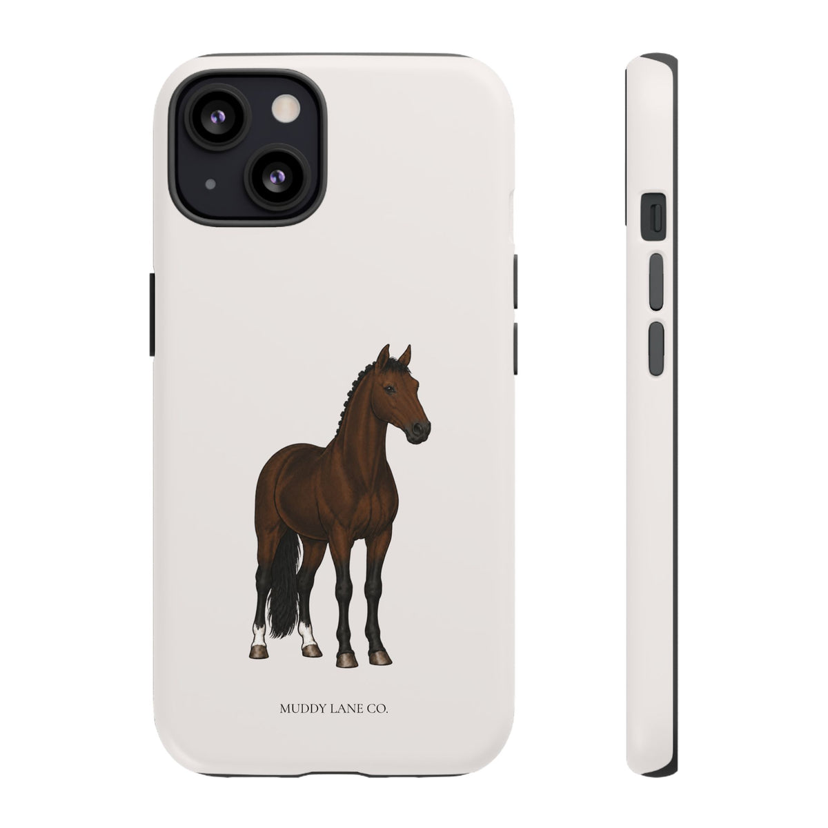 Bay Horse Tough Phone Case in Warm Cream Matte