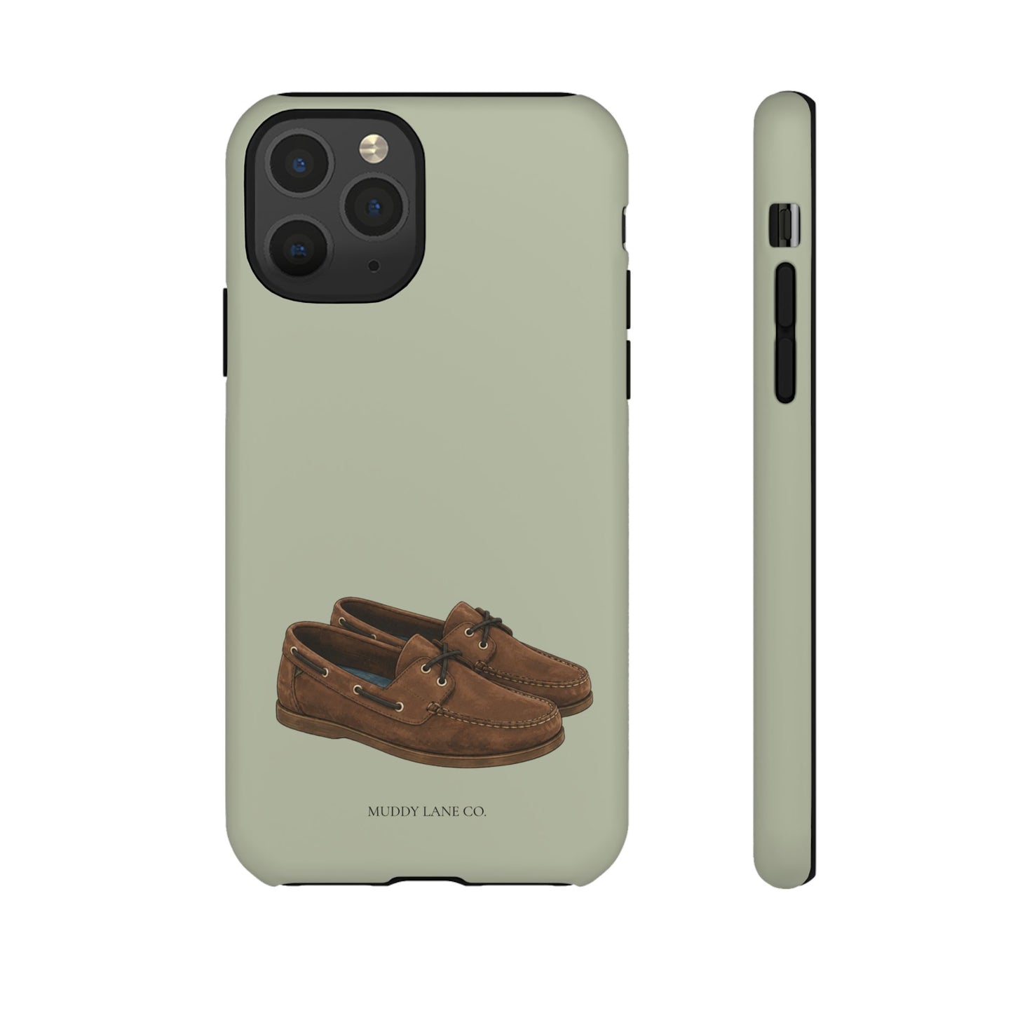 Deck Shoes Tough Phone Case in Light Sage Matte
