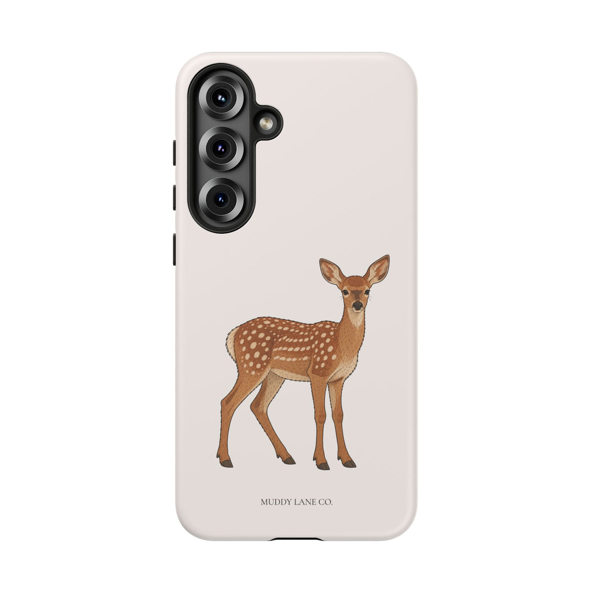 Fawn Tough Phone Case in Warm Cream Matte