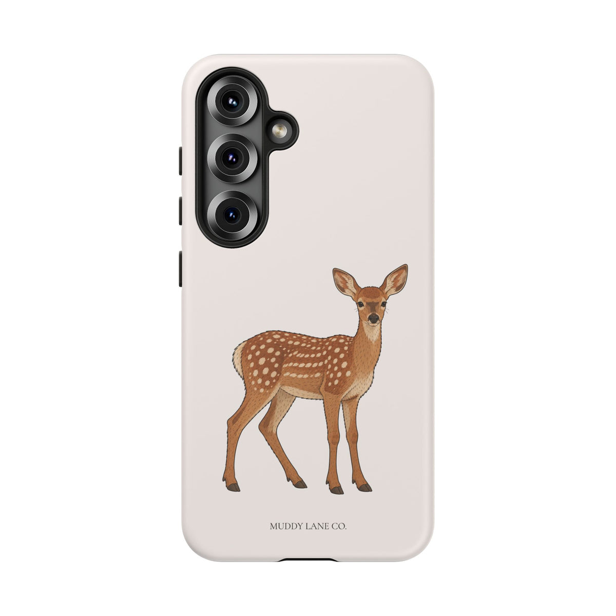 Fawn Tough Phone Case in Warm Cream Matte