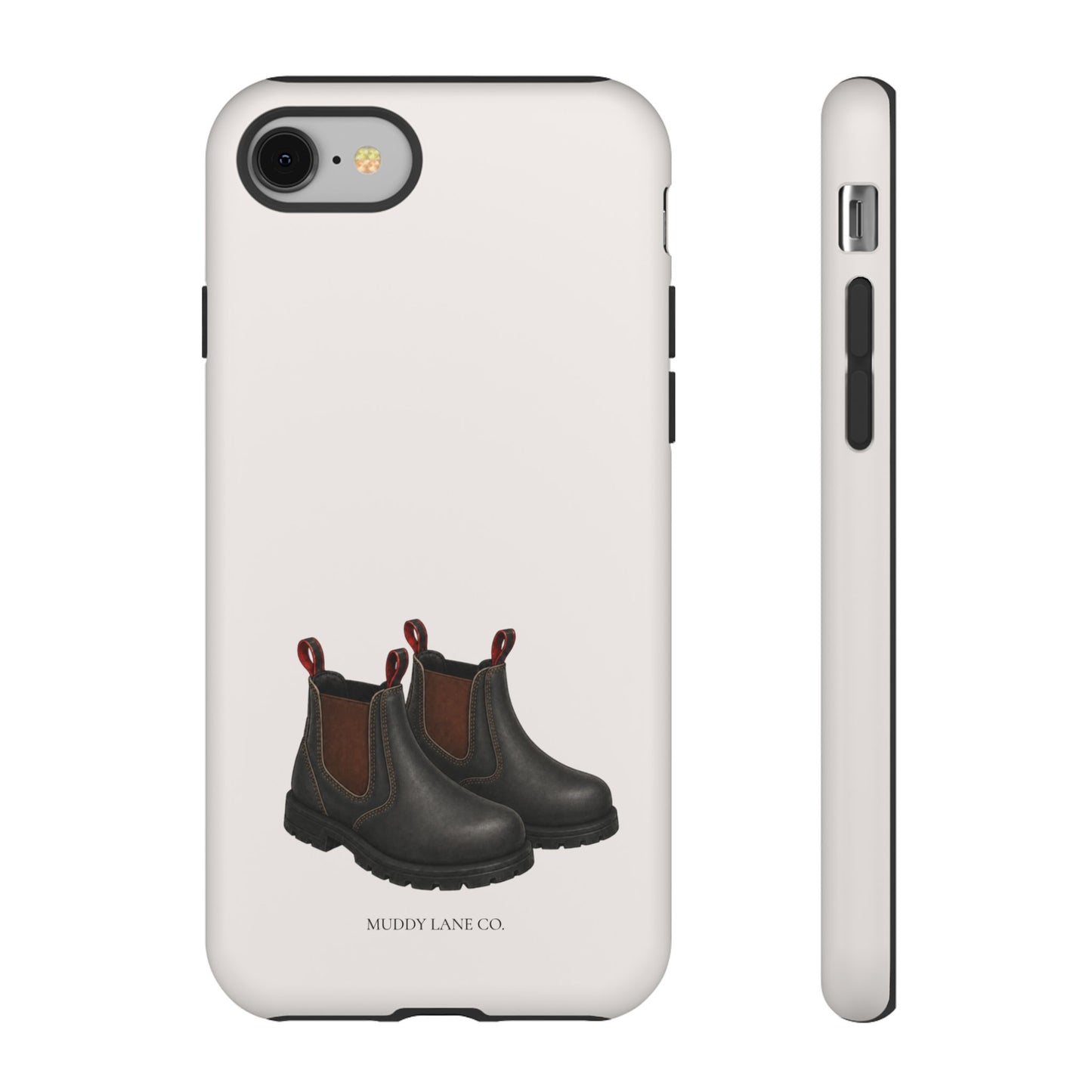 Yard Boots Tough Phone Case in Warm Cream Matte