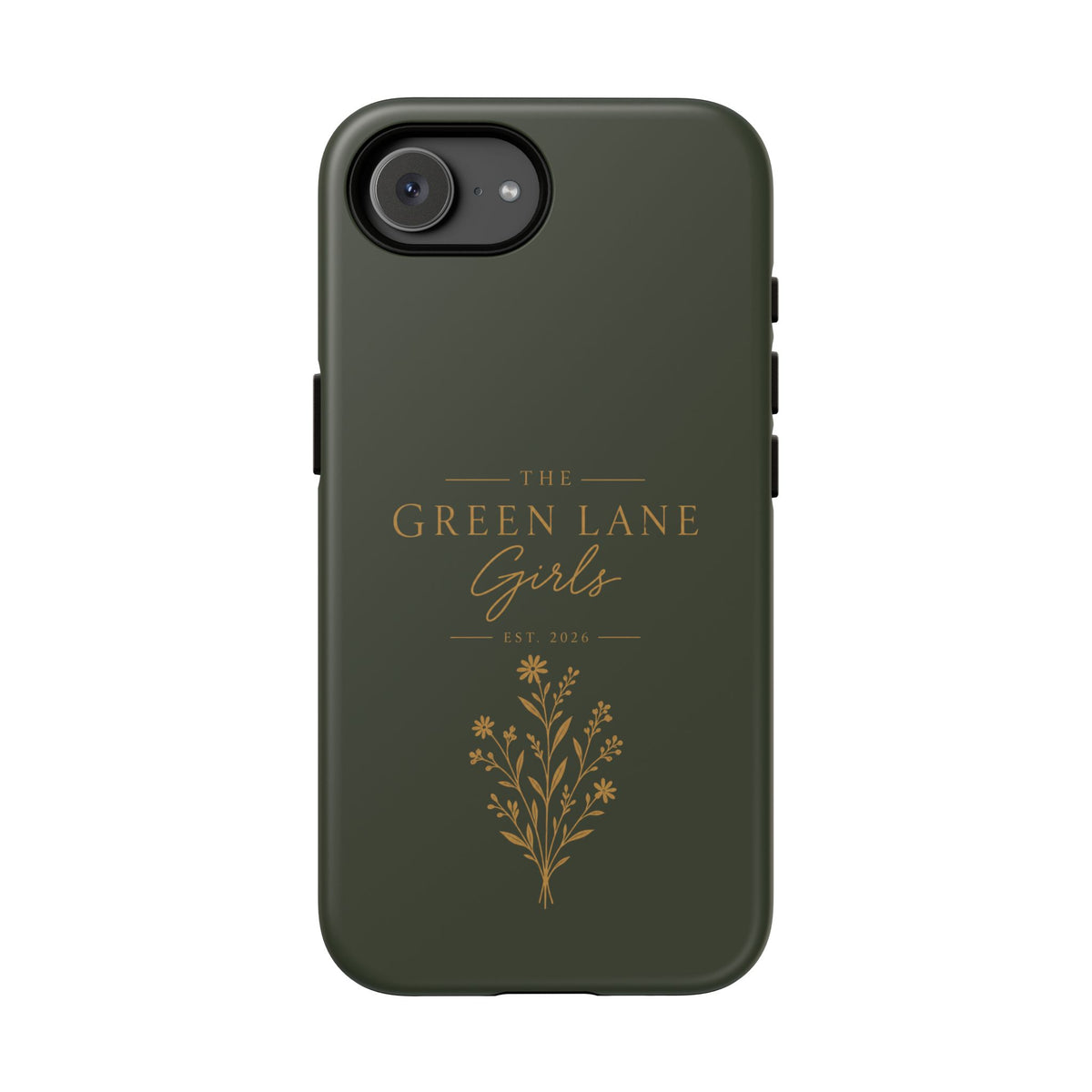 The Green Lane Girls Tough Phone Case in Dark Green Matte