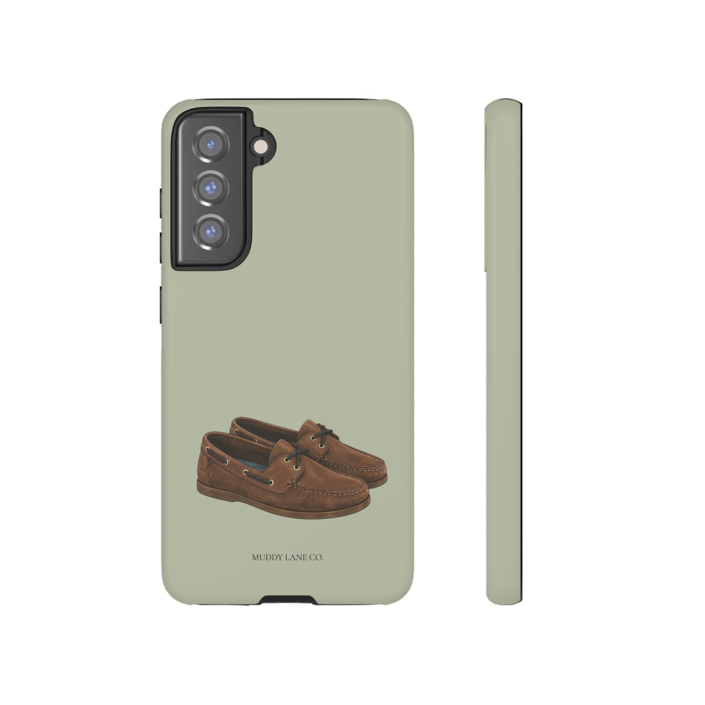 Deck Shoes Tough Phone Case in Light Sage Matte
