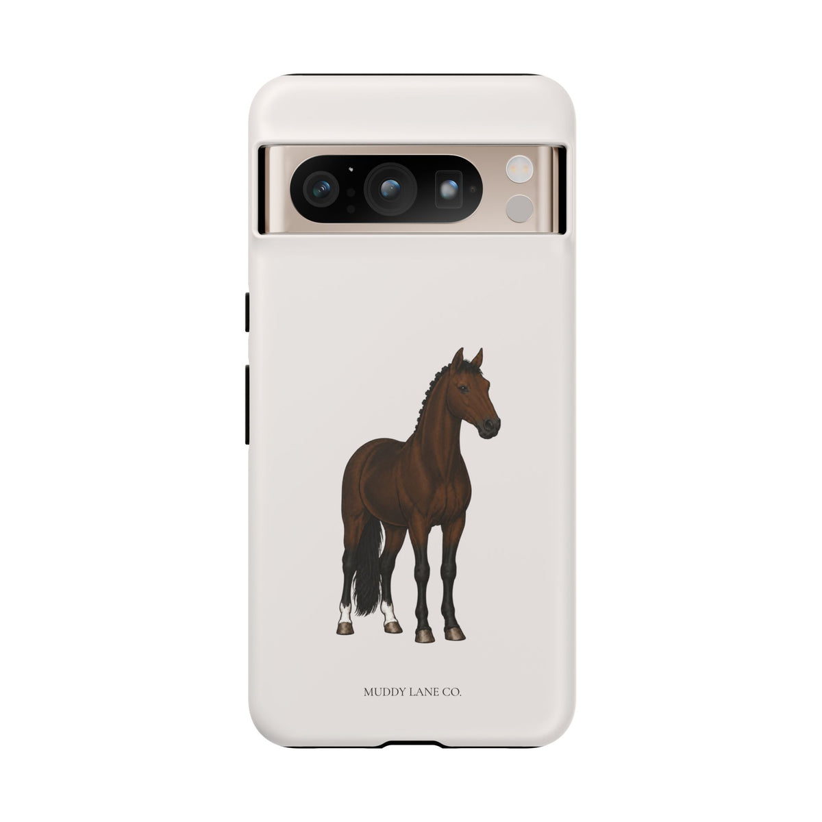 Bay Horse Tough Phone Case in Warm Cream Matte