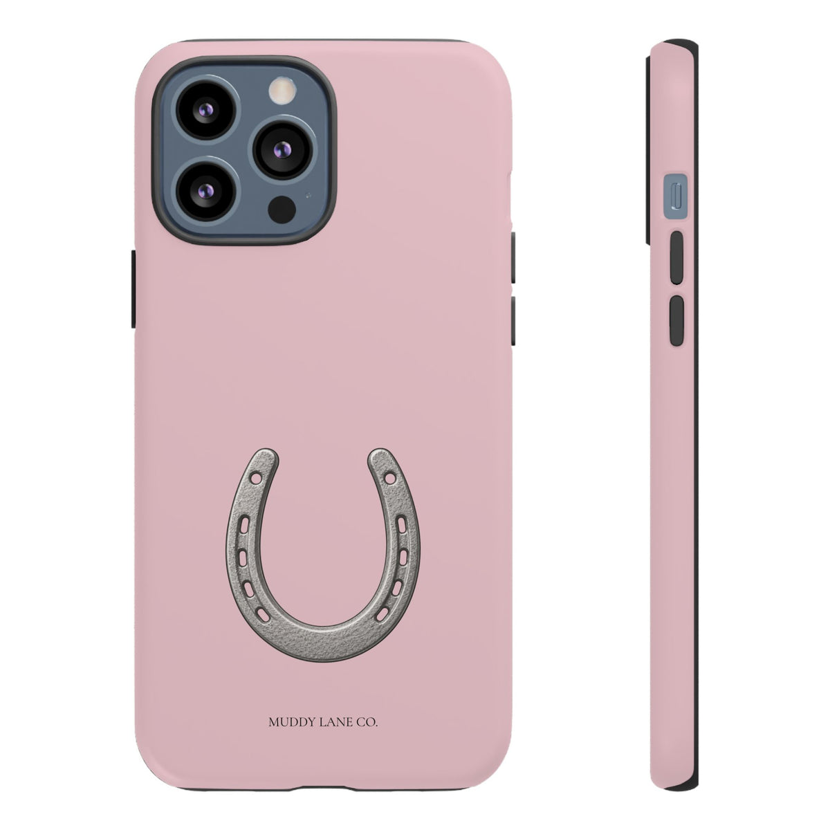 Horseshoe Tough Phone Case in Soft Rosette Pink Matte