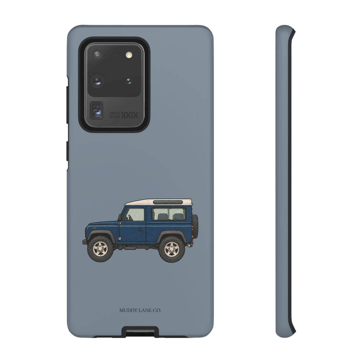 Blue Classic 4x4 Tough Phone Case in Smoke Blue Matte