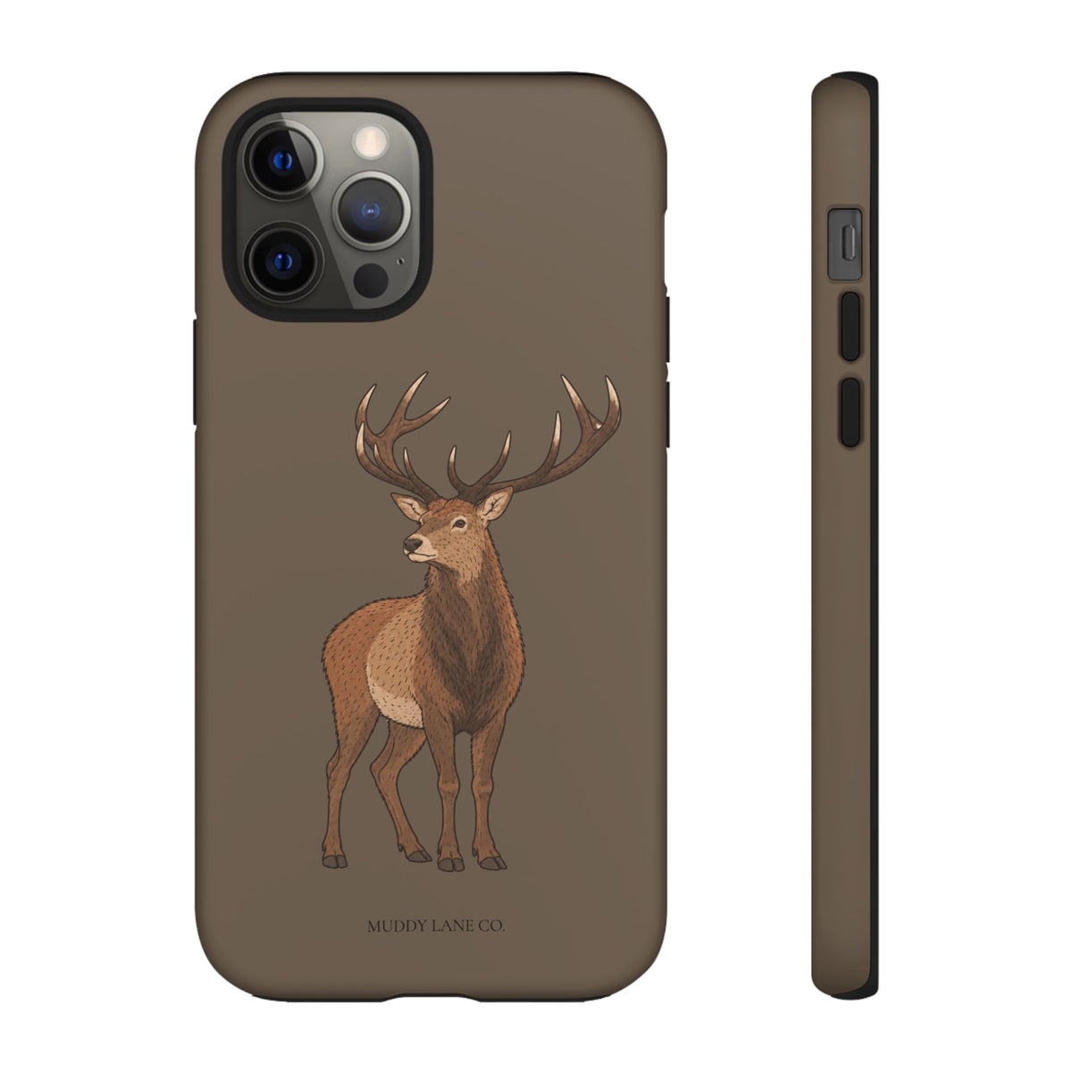 Stag Tough Phone Case in Taupe Brown Matte
