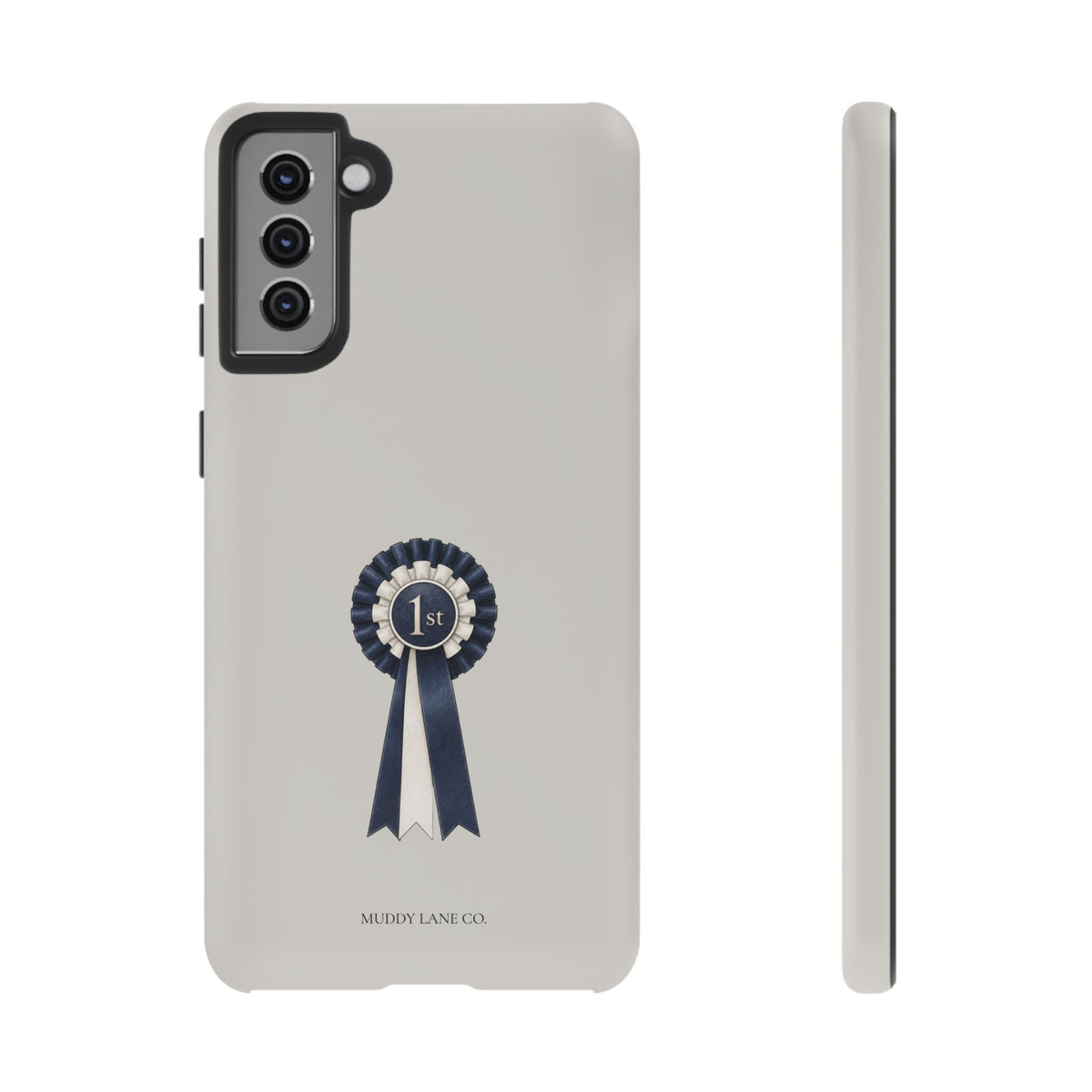 Rosette Tough Phone Case in Soft Grey Matte