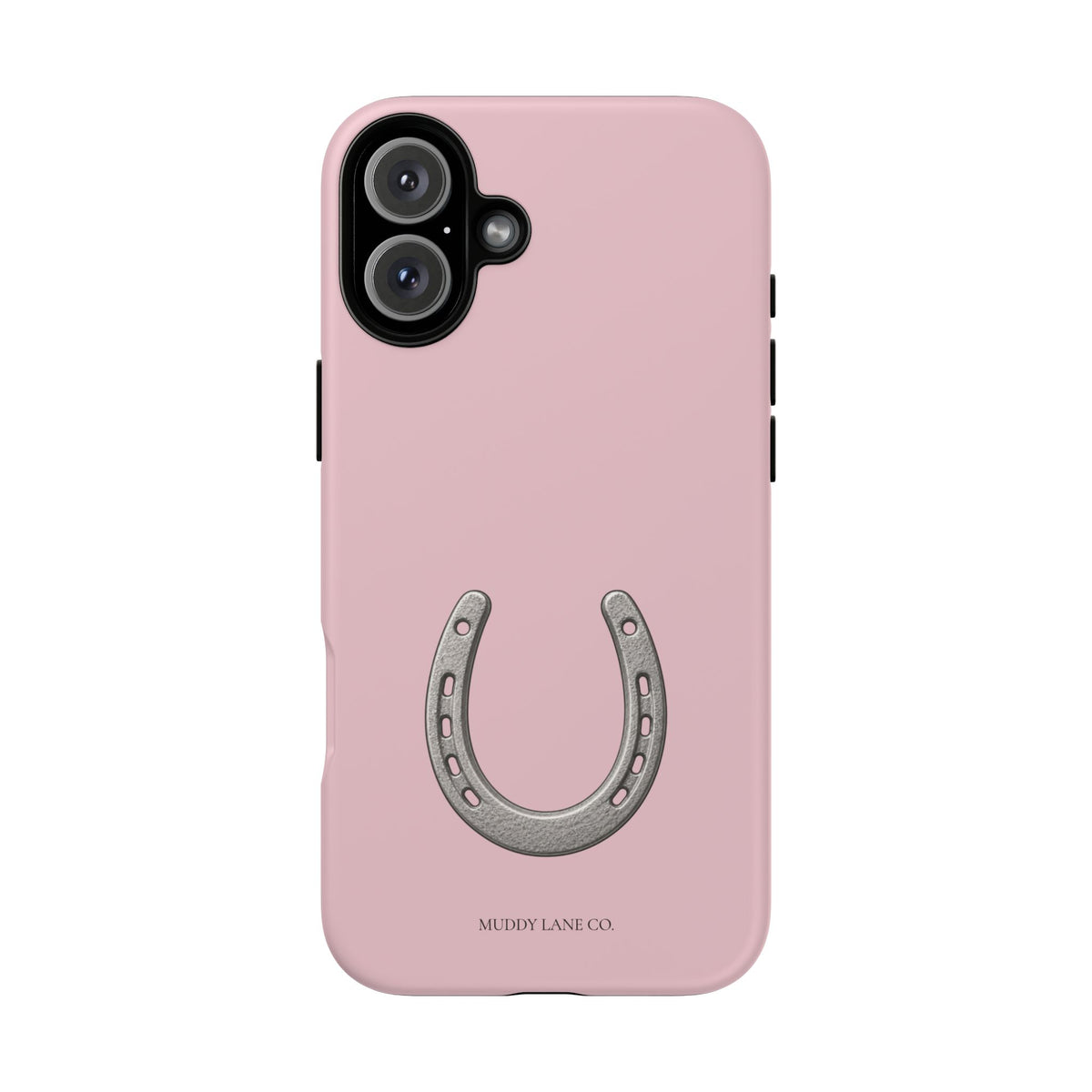 Horseshoe Tough Phone Case in Soft Rosette Pink Matte
