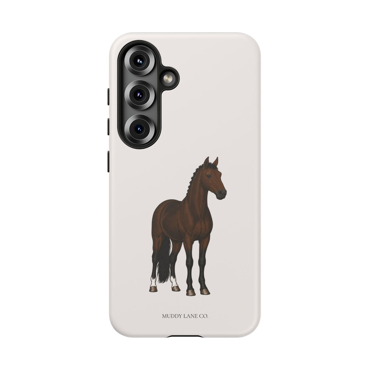 Bay Horse Tough Phone Case in Warm Cream Matte