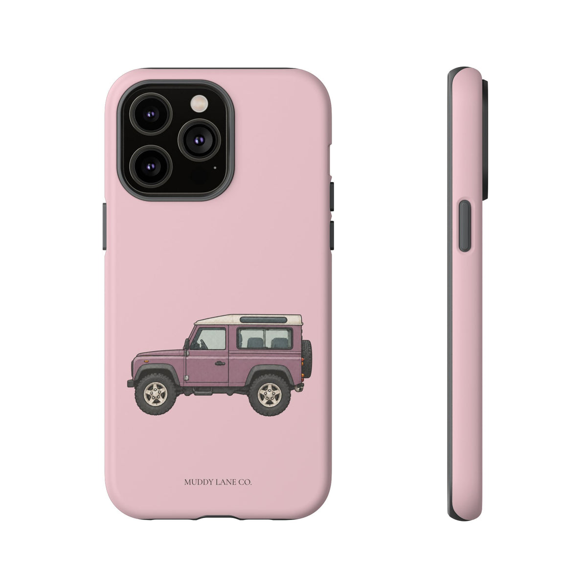 Pink Classic 4x4 Tough Phone Case in Soft Rosette Pink Matte