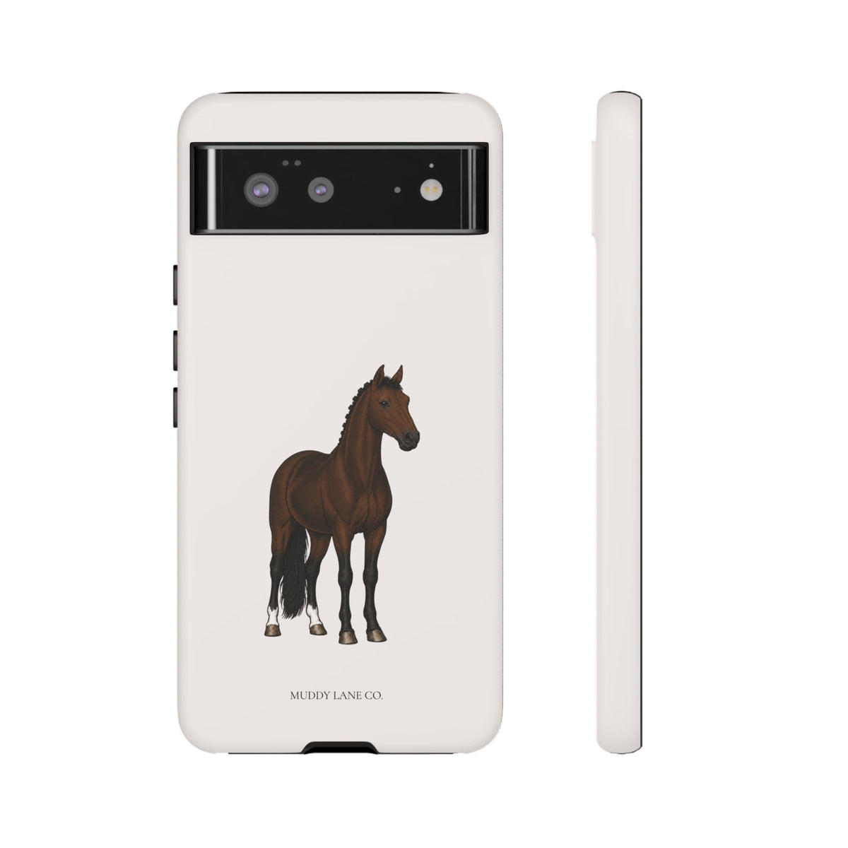 Bay Horse Tough Phone Case in Warm Cream Matte