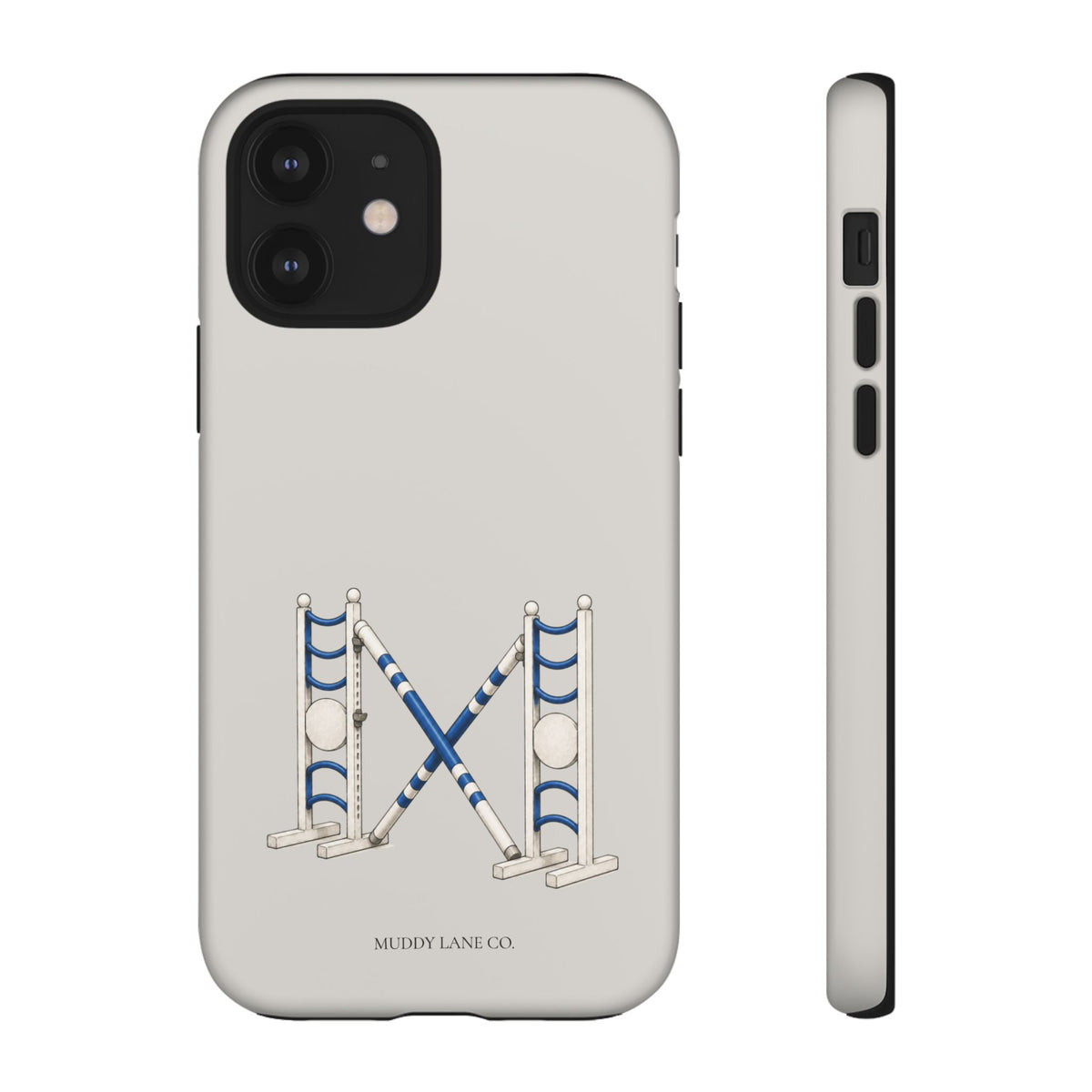 Show Jump Tough Phone Case in Soft Grey Matte