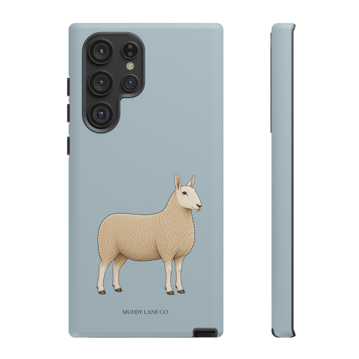 Border Leicester Tough Phone Case in Dusty Blue Matte