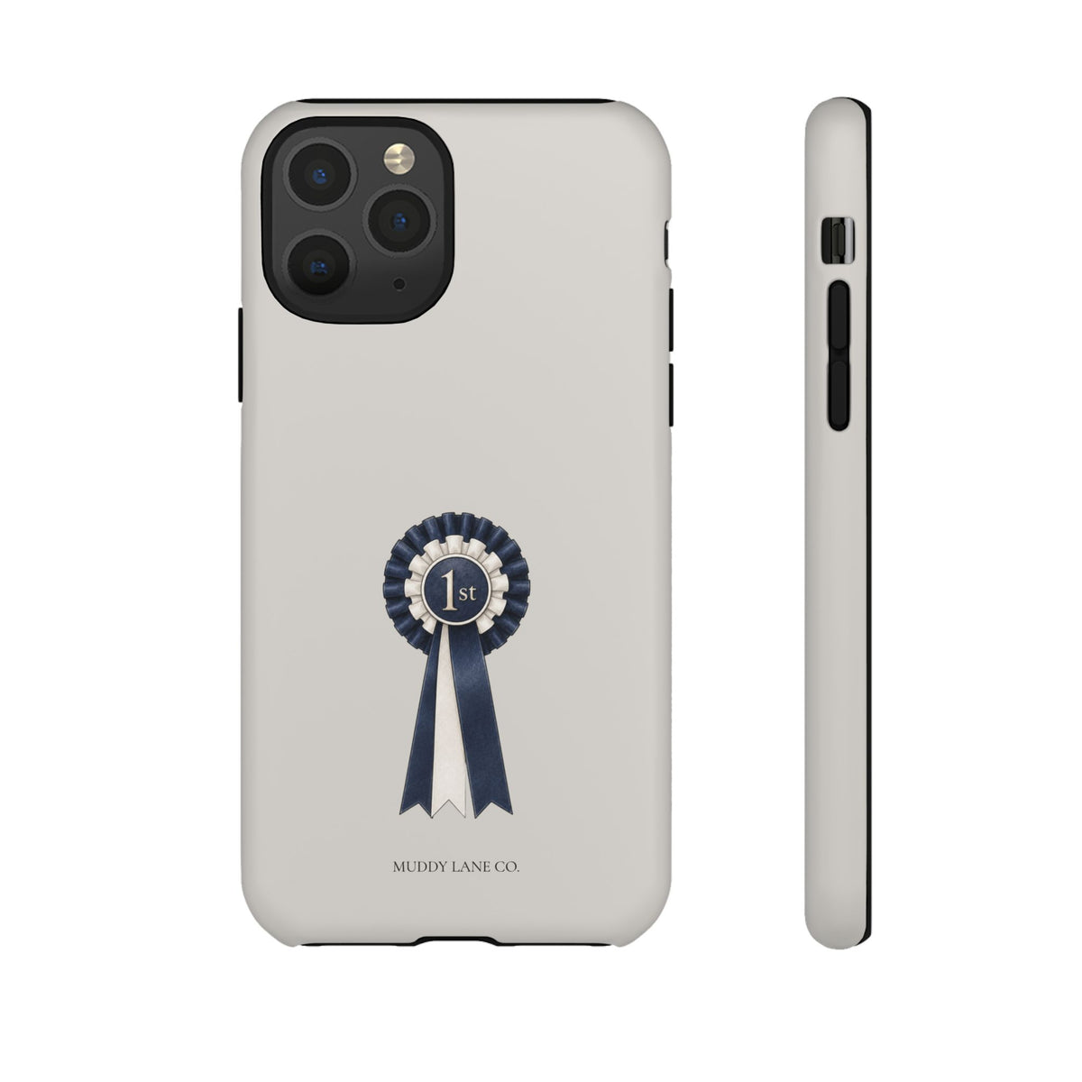 Rosette Tough Phone Case in Soft Grey Matte