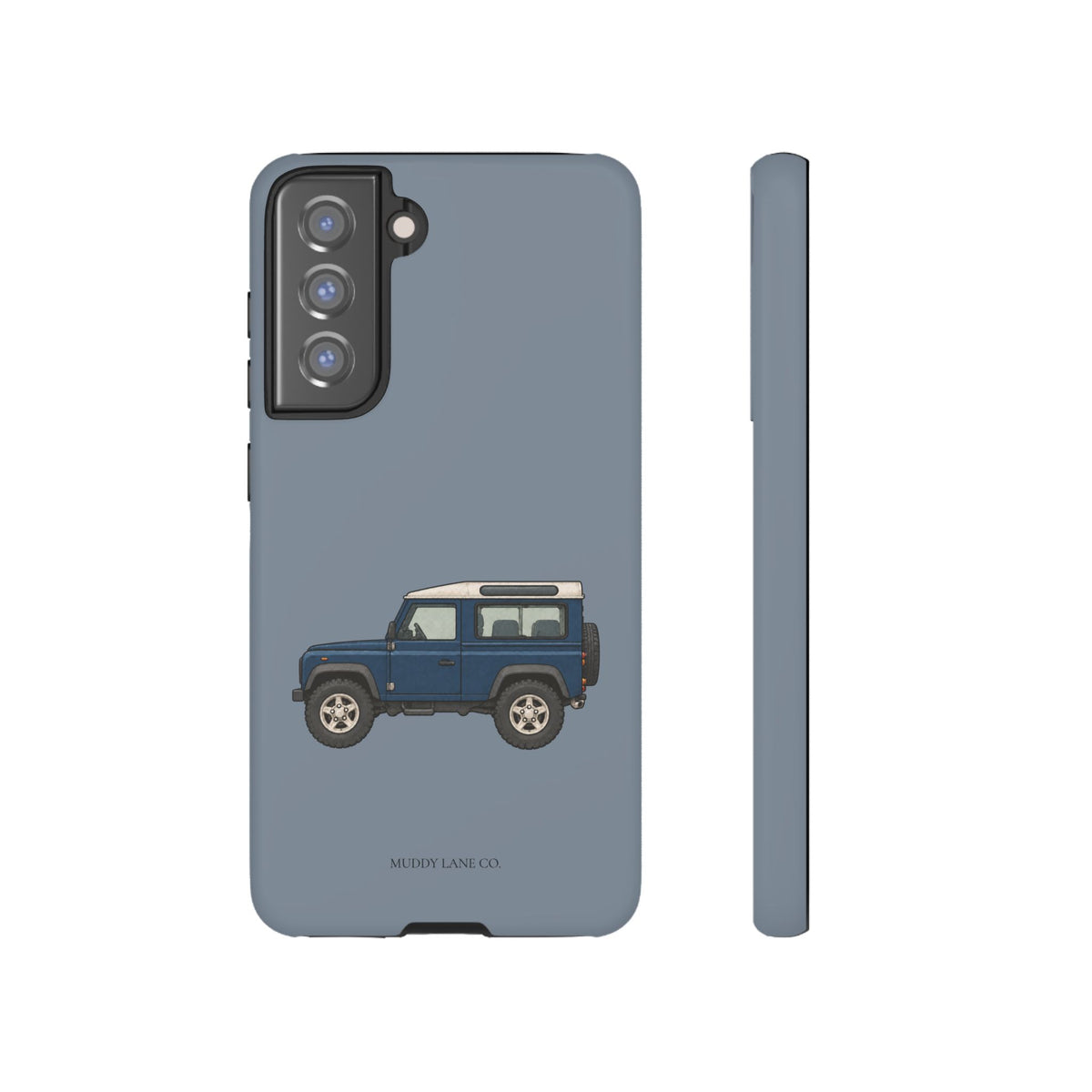 Blue Classic 4x4 Tough Phone Case in Smoke Blue Matte