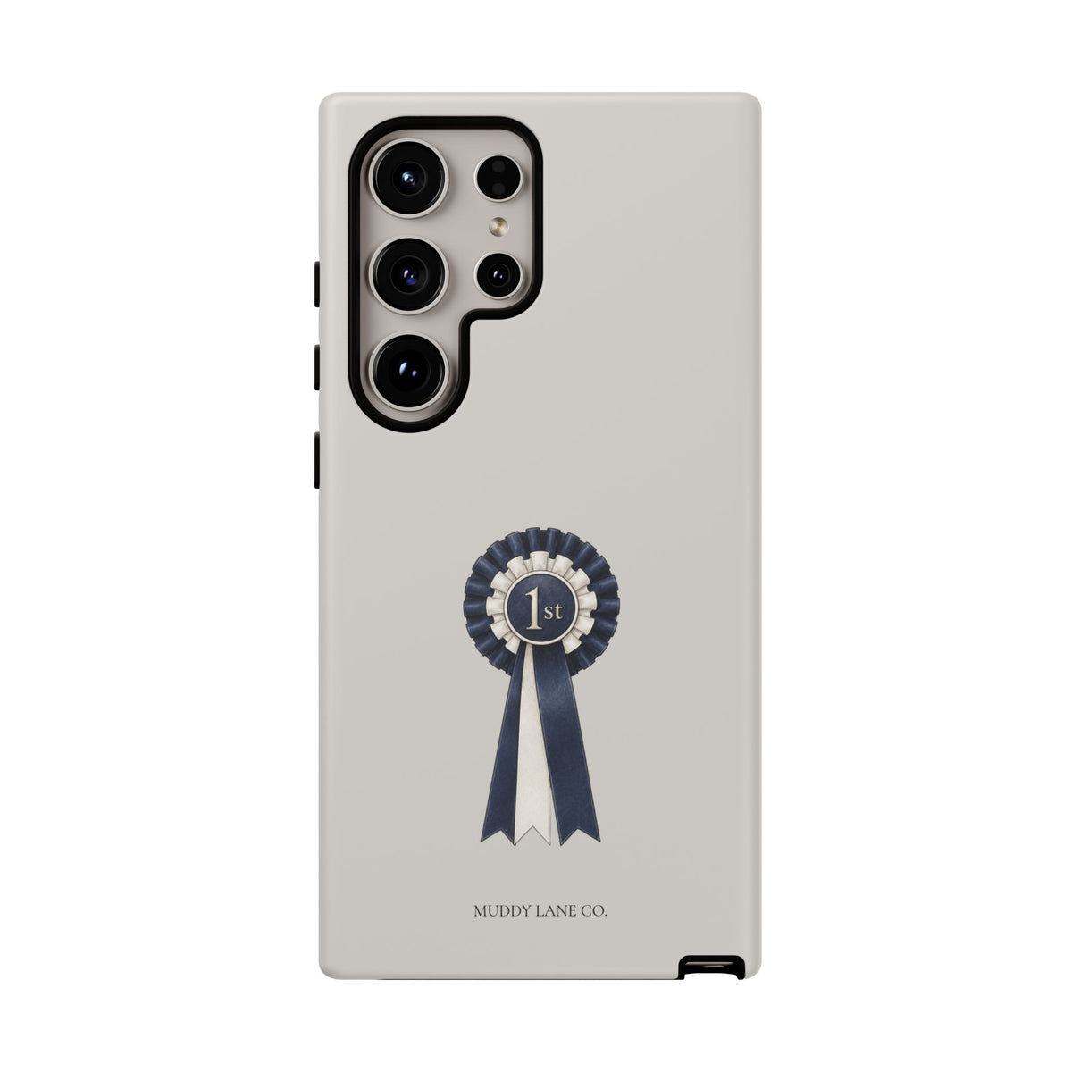 Rosette Tough Phone Case in Soft Grey Matte