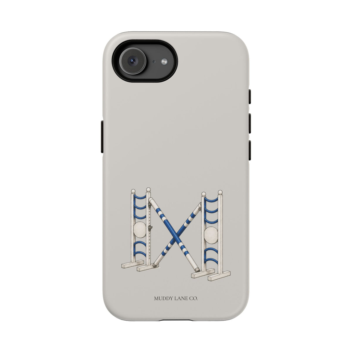 Show Jump Tough Phone Case in Soft Grey Matte