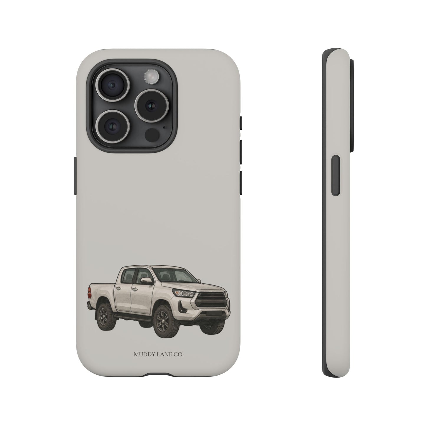 Farm Truck Tough Phone Case in Soft Grey Matte