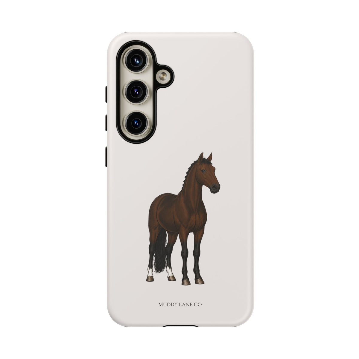 Bay Horse Tough Phone Case in Warm Cream Matte