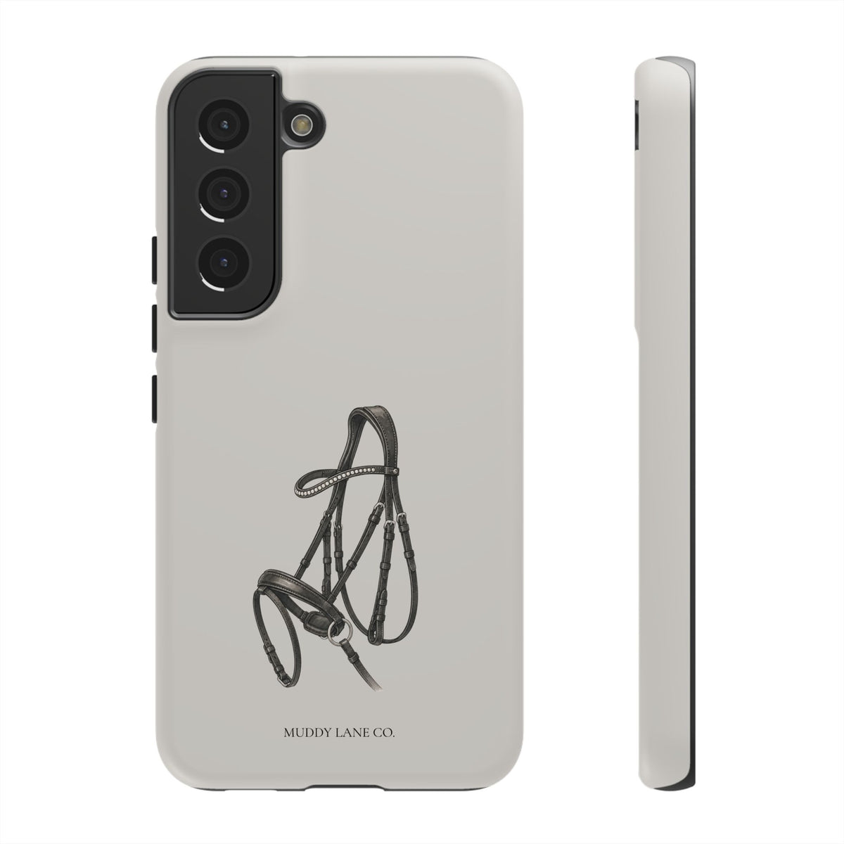 Bridle Tough Phone Case in Soft Grey Matte