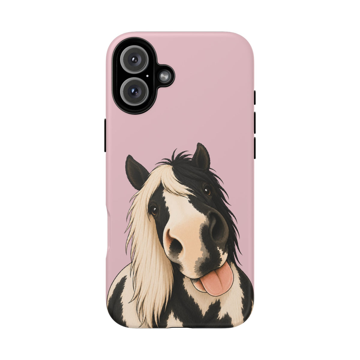 Cheeky Cob Tough Phone Case in Soft Rosette Pink Matte