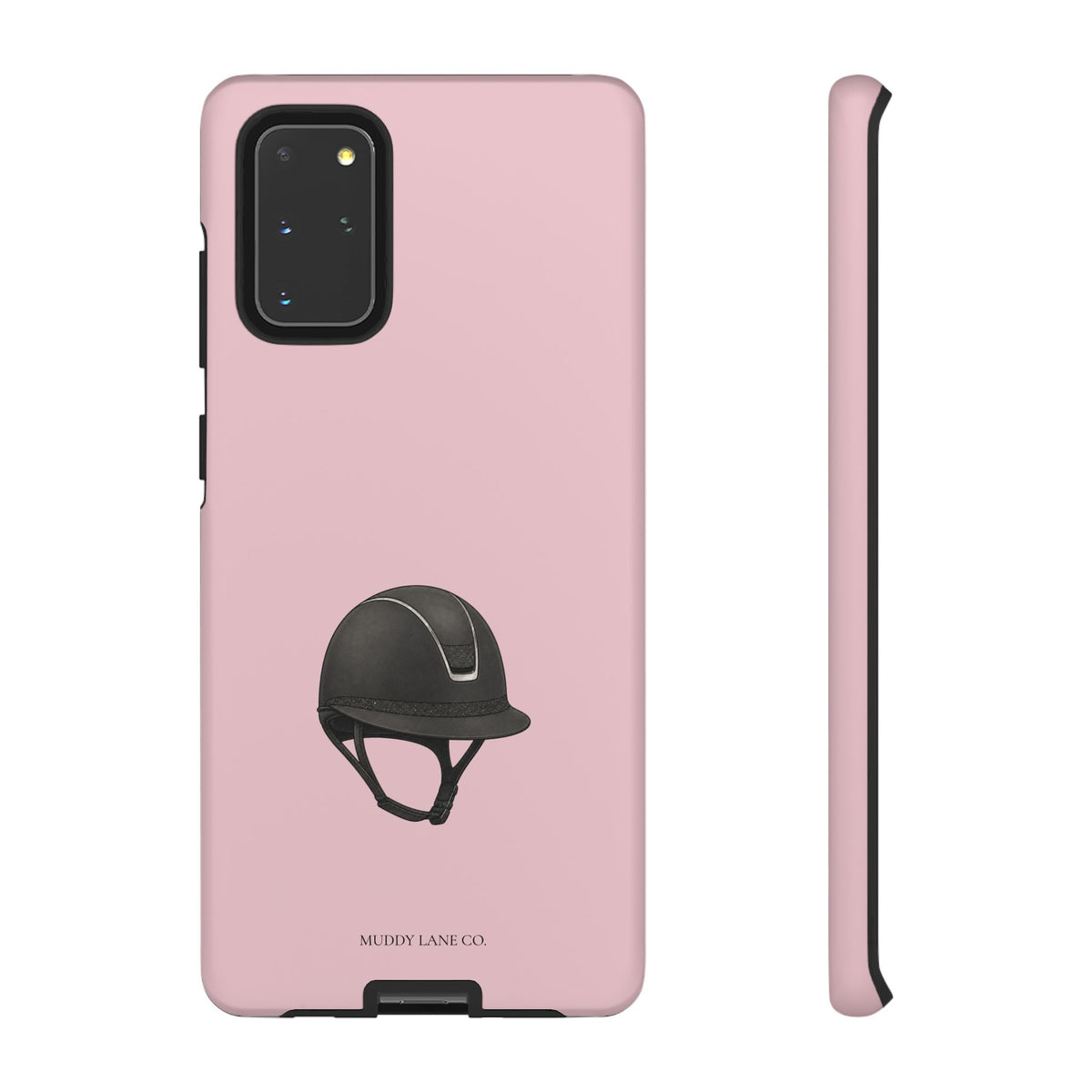 Riding Helmet Tough Phone Case in Soft Rosette Pink Matte