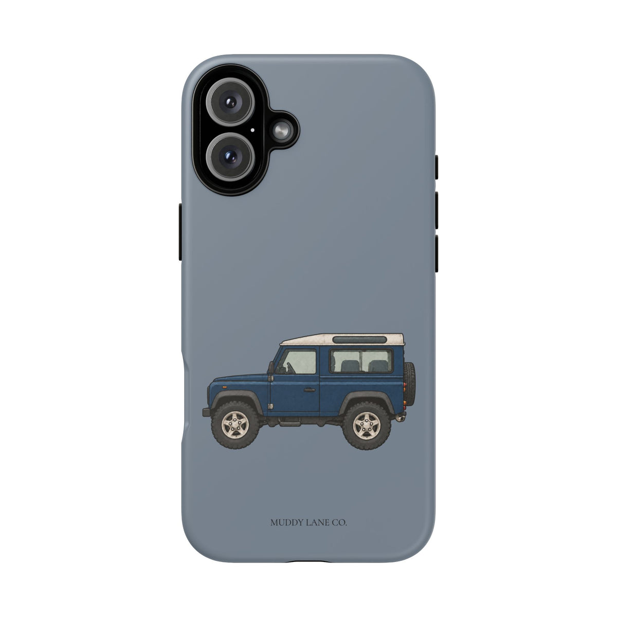 Blue Classic 4x4 Tough Phone Case in Smoke Blue Matte
