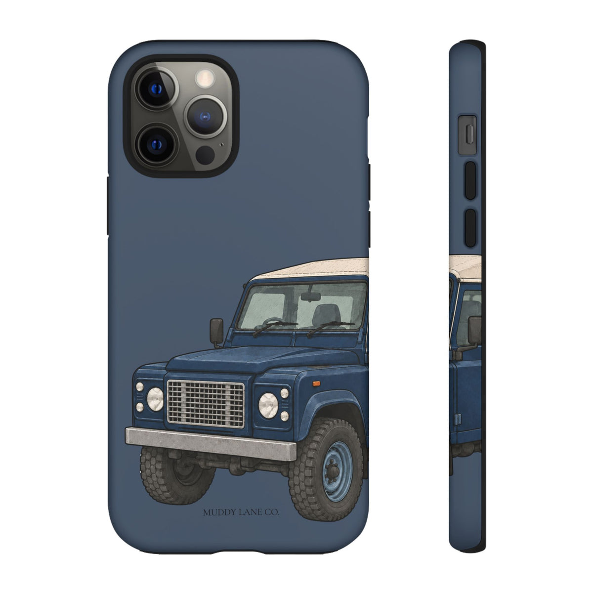 Blue Classic 4x4 Close-Up Tough Phone Case in Deep Navy Matte