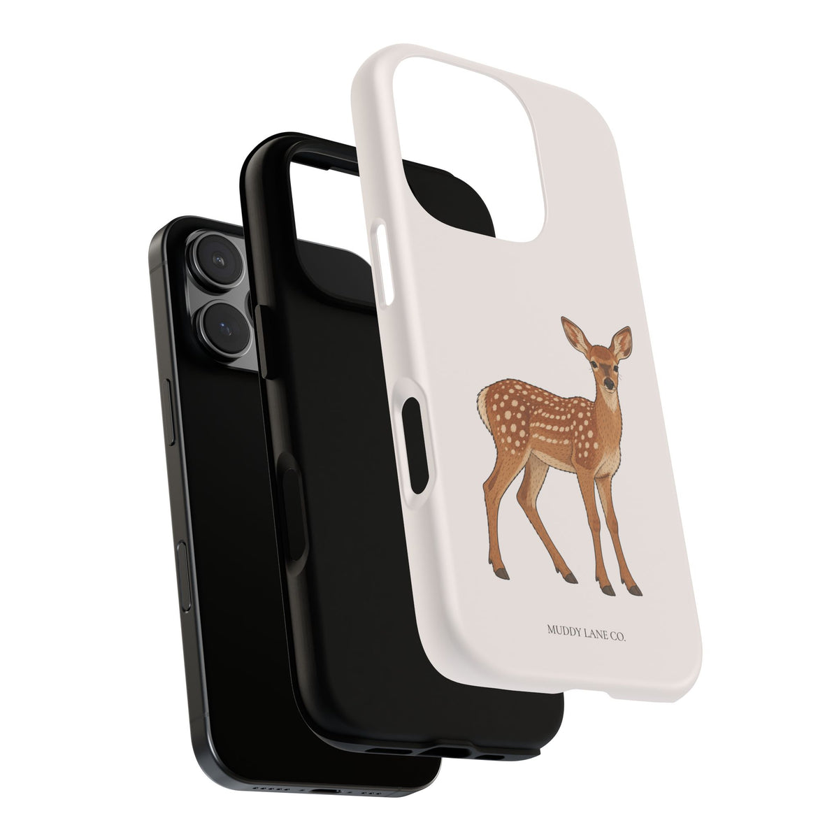 Fawn Tough Phone Case in Warm Cream Matte