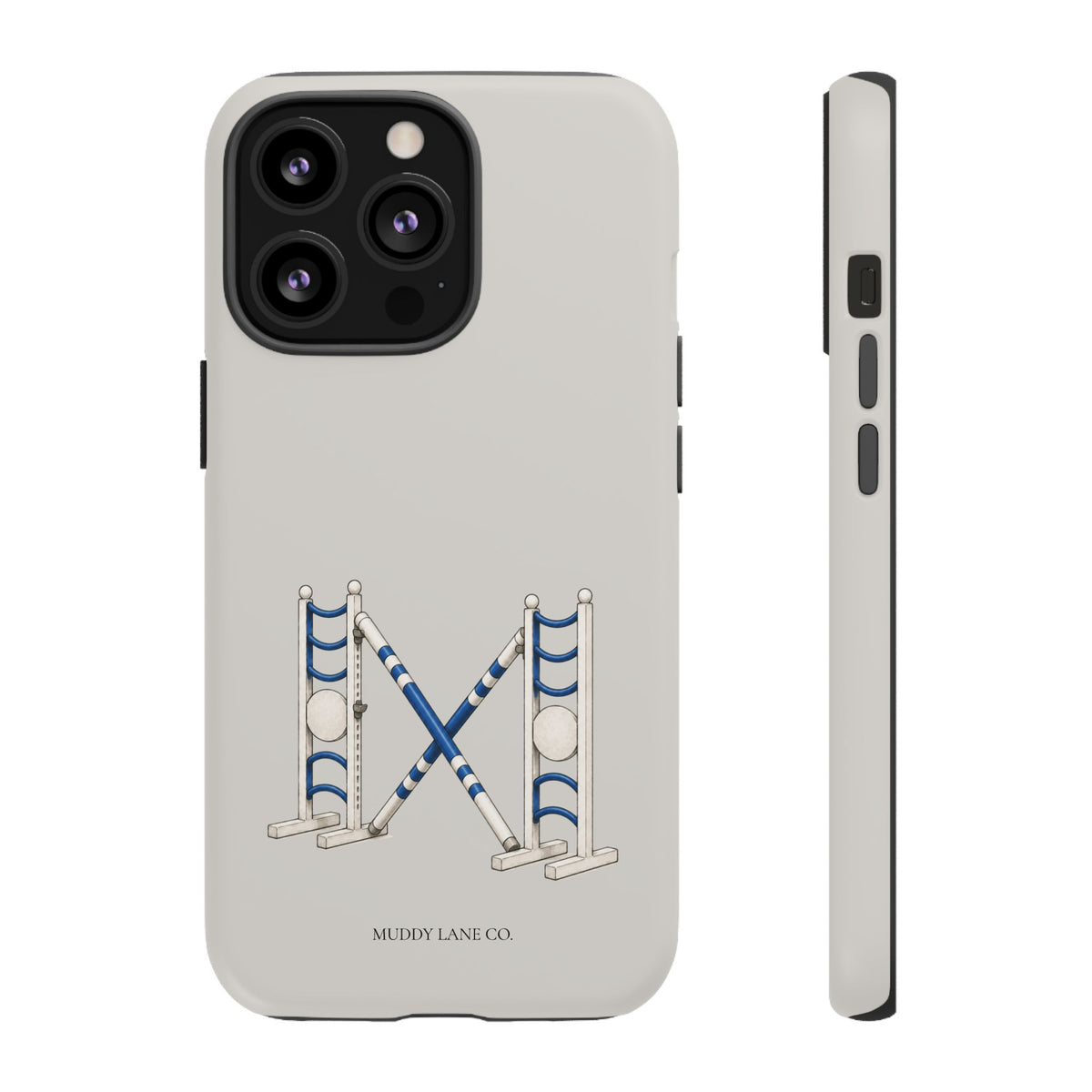 Show Jump Tough Phone Case in Soft Grey Matte