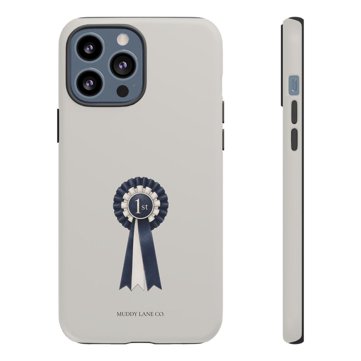 Rosette Tough Phone Case in Soft Grey Matte