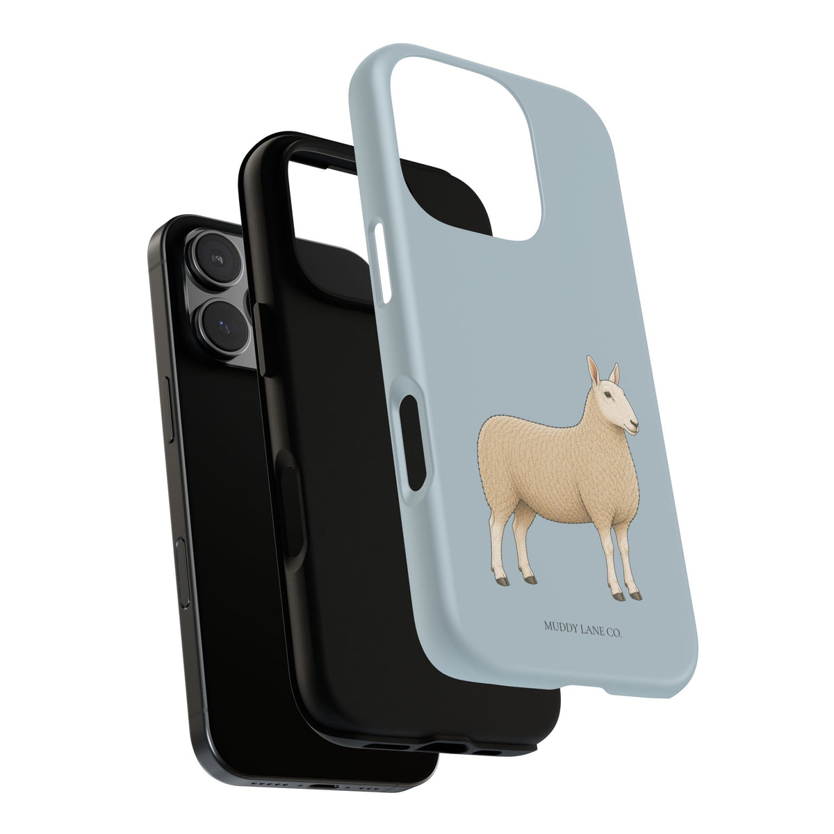 Border Leicester Tough Phone Case in Dusty Blue Matte