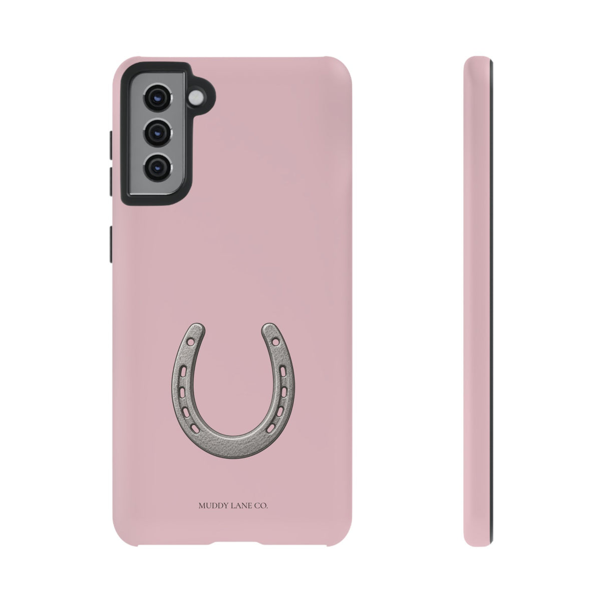 Horseshoe Tough Phone Case in Soft Rosette Pink Matte