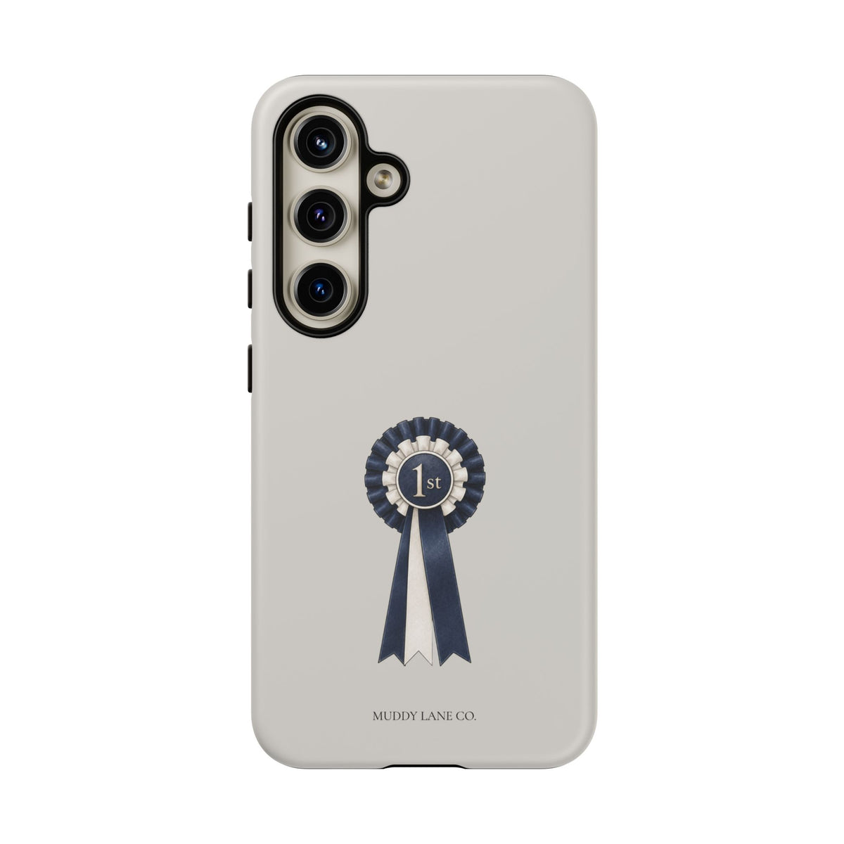 Rosette Tough Phone Case in Soft Grey Matte