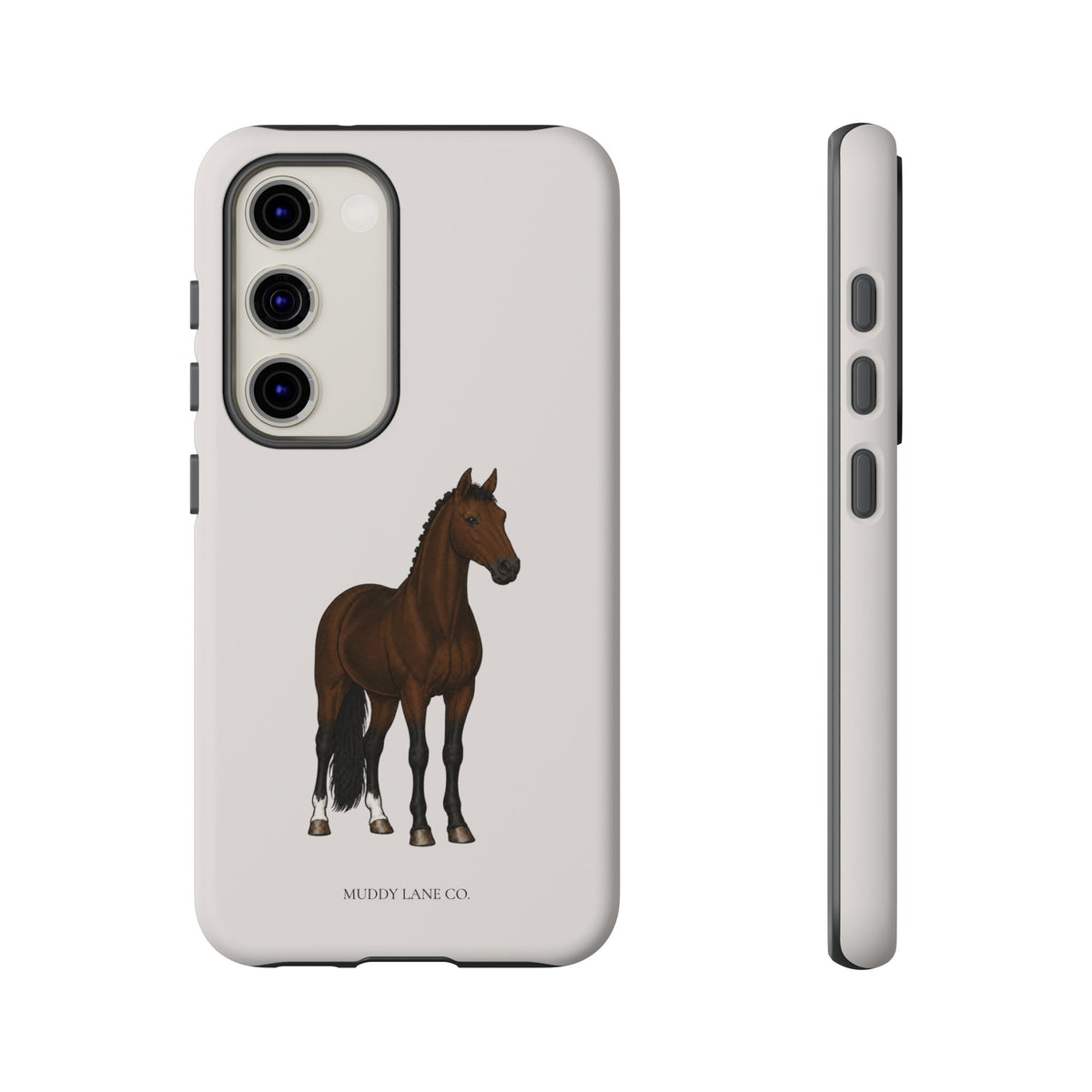 Bay Horse Tough Phone Case in Warm Cream Matte
