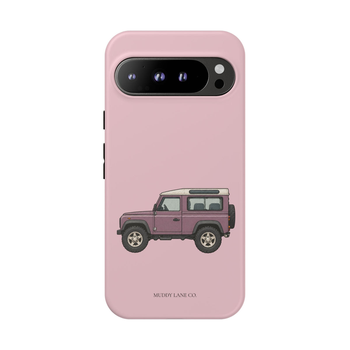 Pink Classic 4x4 Tough Phone Case in Soft Rosette Pink Matte
