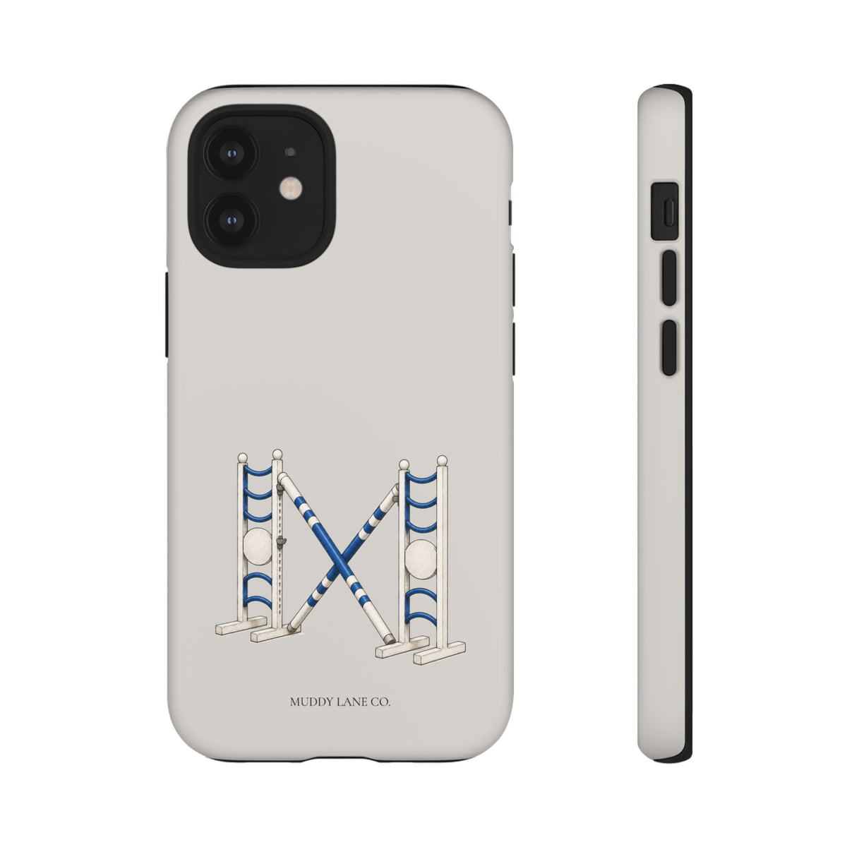Show Jump Tough Phone Case in Soft Grey Matte