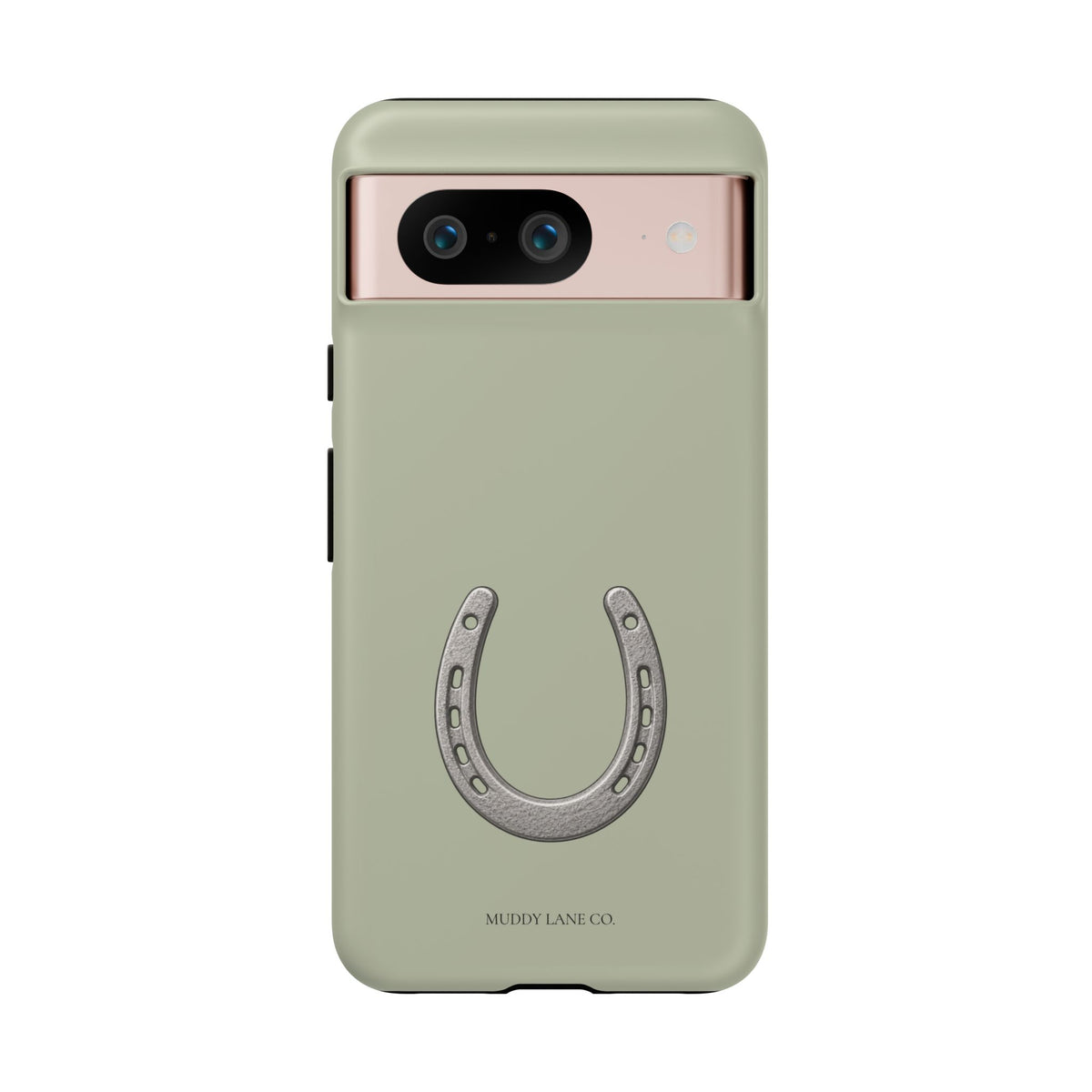 Horseshoe Tough Phone Case in Light Sage Matte