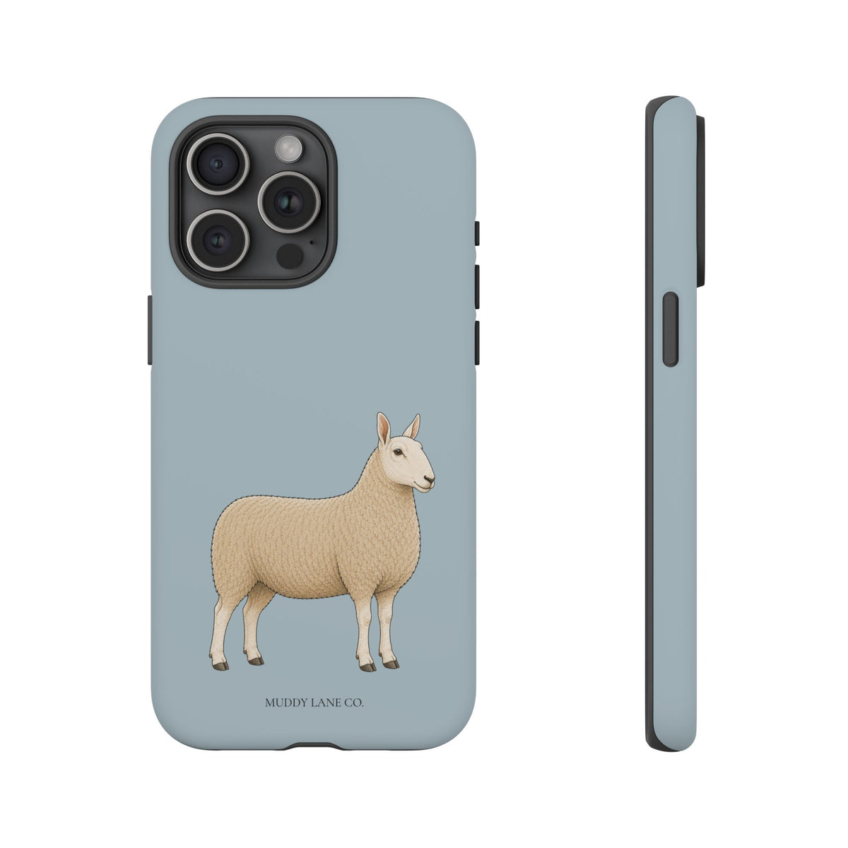 Border Leicester Tough Phone Case in Dusty Blue Matte
