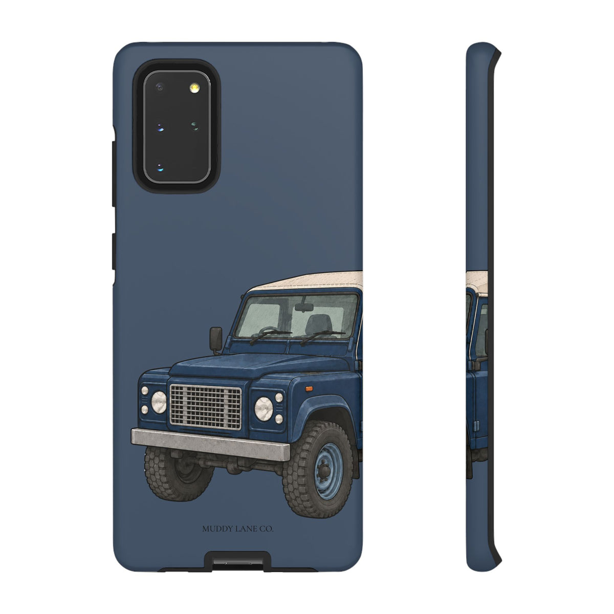 Blue Classic 4x4 Close-Up Tough Phone Case in Deep Navy Matte