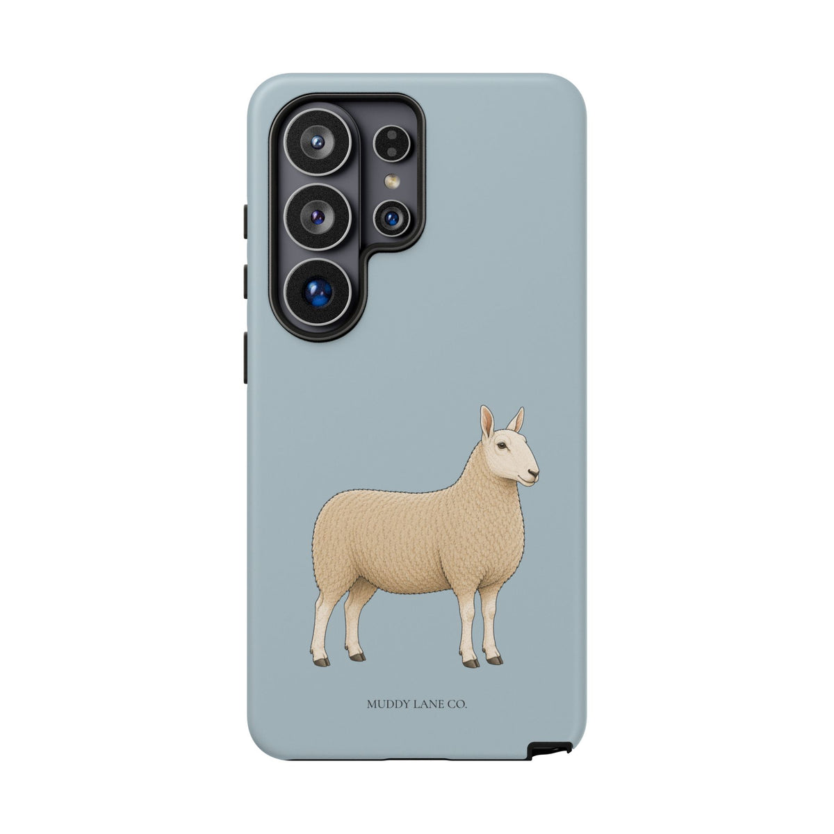 Border Leicester Tough Phone Case in Dusty Blue Matte