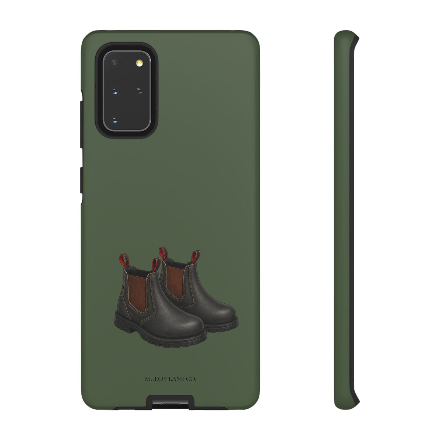 Yard Boots Tough Phone Case in Forest Green Matte